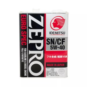 IDEMITSU ZEPPO EURO SPEC 5W-40 SN/CF A3/B4 4L