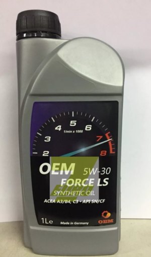OEM FORCE LS 5W30 SN/CF 1L РАЗЛИВ