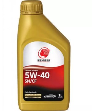 IDEMITSU FULLY-SYNTHETIC SN/CF 5W-40 1L